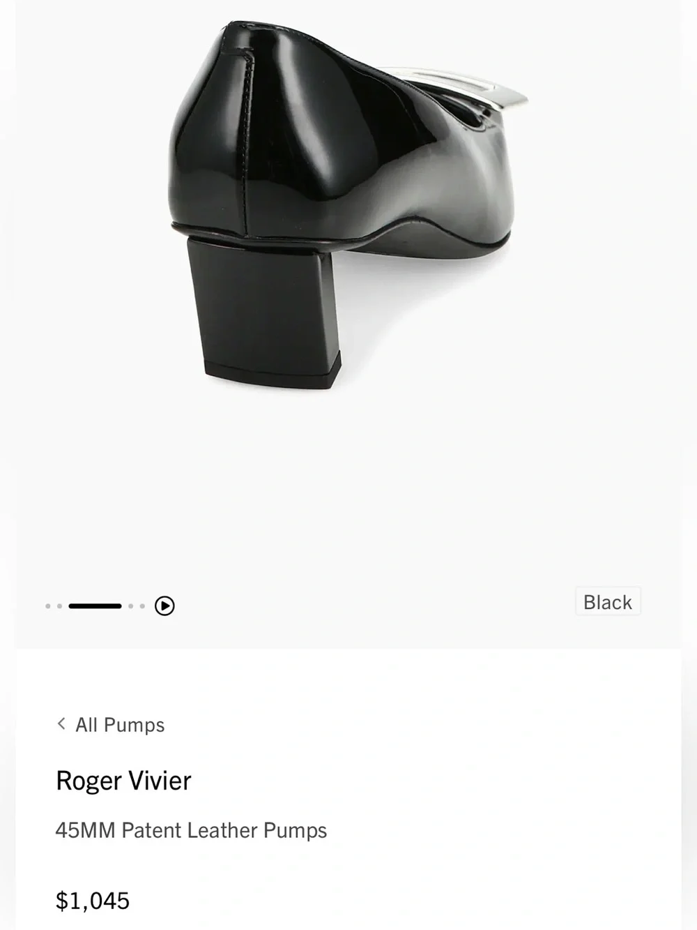 Roger Vivier patent pumps